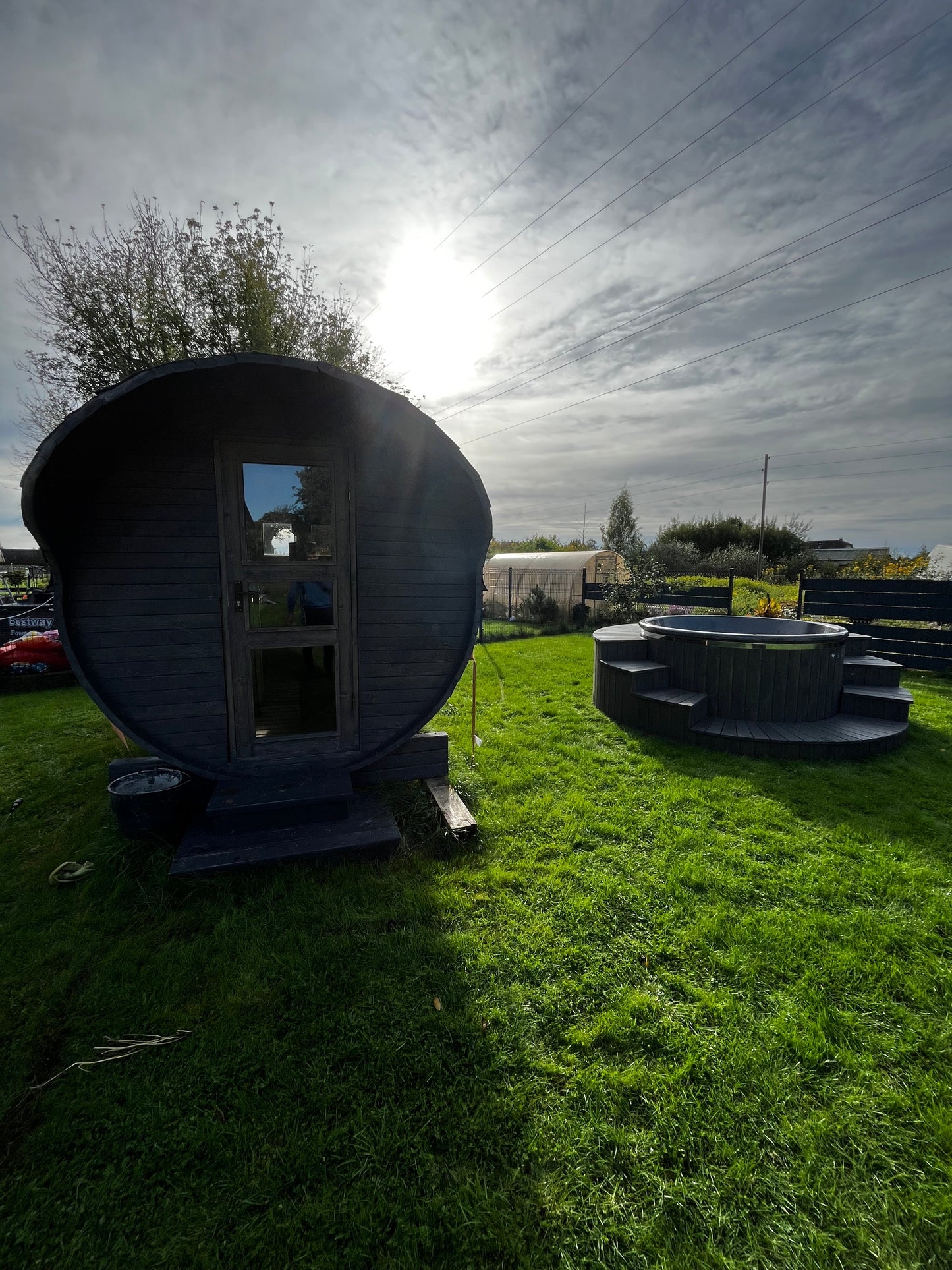 Sauna + Hot tub with 360 degree terrace