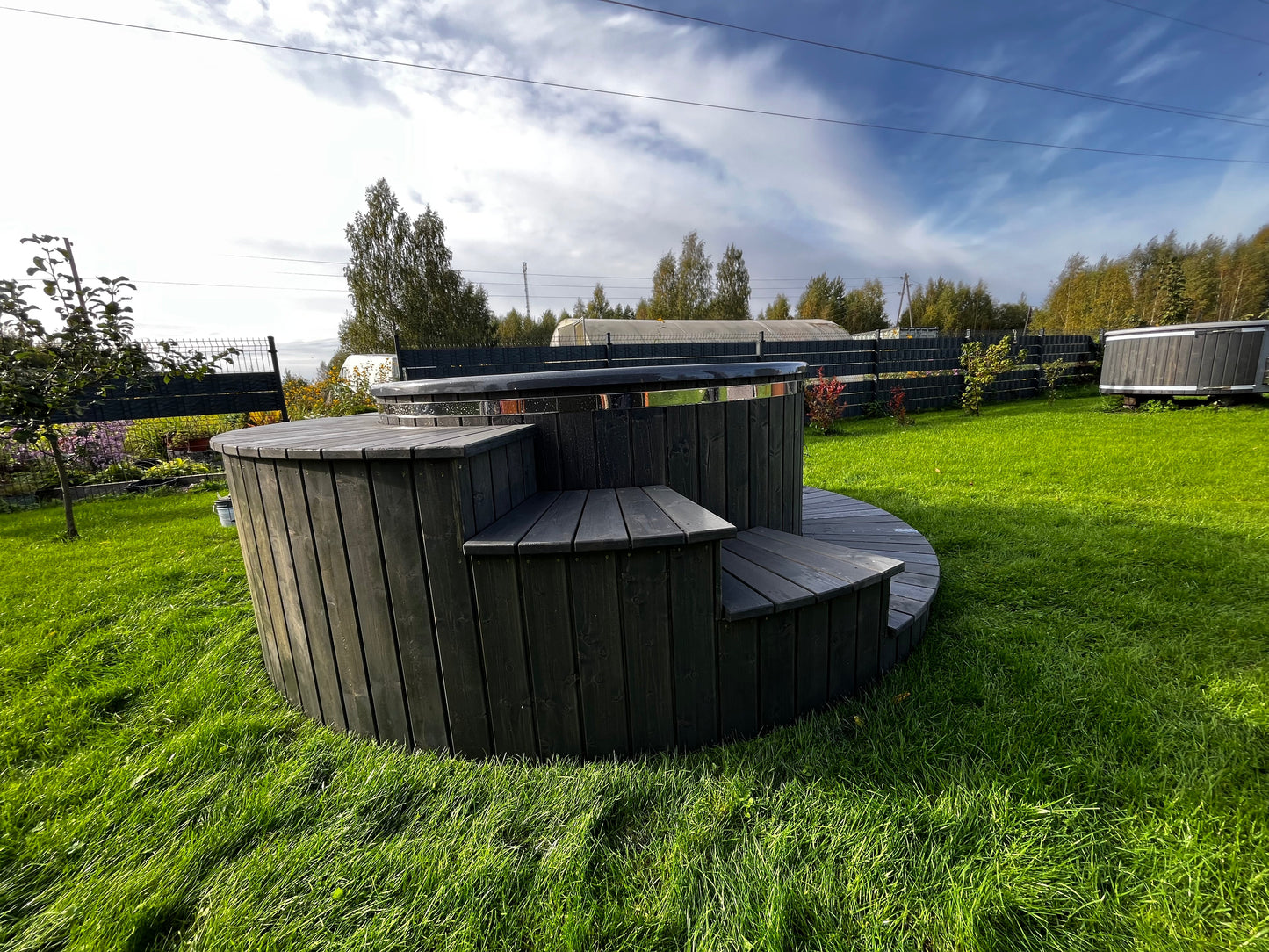 Sauna + Hot tub with 360 degree terrace