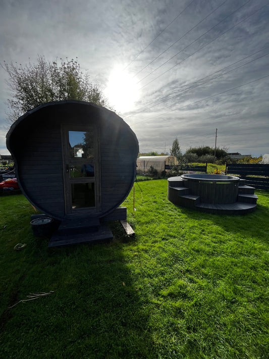 Sauna + Hot tub with 360 degree terrace