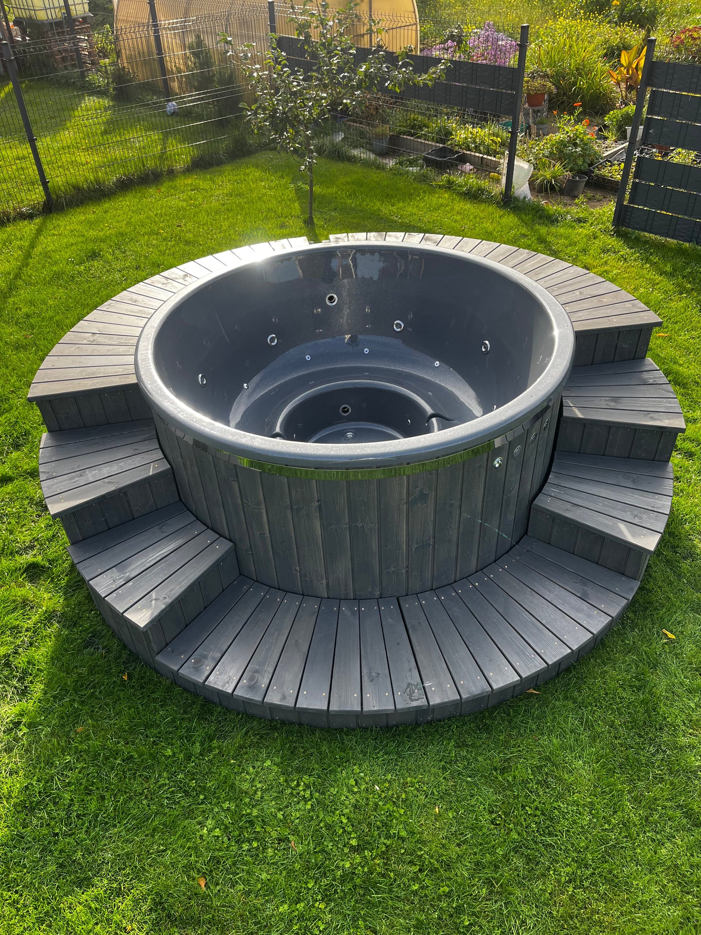 Sauna + Hot tub with 360 degree terrace